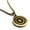 Gold, variant on Stainless Steel Captain America Round Medallion Pendant Necklace