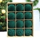 thumbnail image 4 of Bola de Flocado 6 Cm Xihbxyly Decoración para Árbol de Navidad 12 Unidades Terciopelo Oscuro, 4 of 7