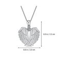 thumbnail image 2 of 1pcs Angel Wings Neck Pendant, 2 of 3