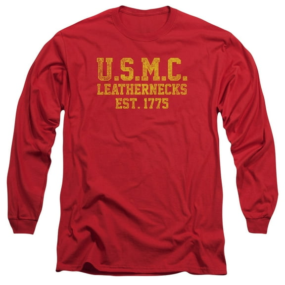 Us Marine Corps - Leathernecks - Long Sleeve Shirt - XX-Large