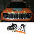 thumbnail image 1 of for Jeep Renegade 2015-2021 Car Front Grille LED Light Raptor Style Grill Trim, 1 of 4