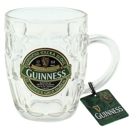 Guinness Beer Glasses - Guinness Ireland Dimpled Tankard