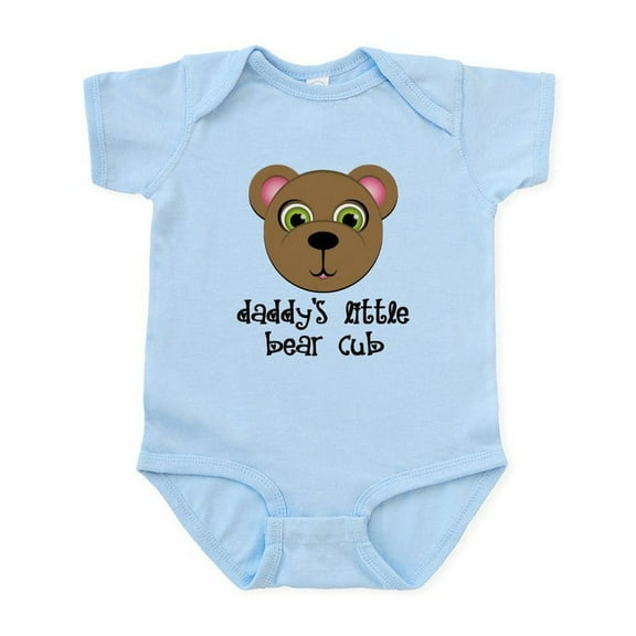 CafePress - Daddy's Little Bear Cub Infant Bodysuit - Baby Light Bodysuit, Size Newborn - 24 Months