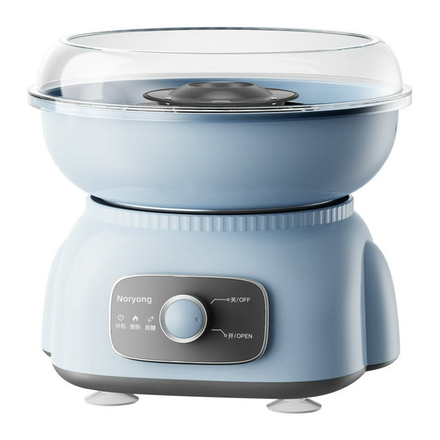 Machine à Barbe à Papa - Machine à Barbe à Papa Portable 500 W, Machine à Barbe à Papa à Chauffage Électrique Efficace pour Cadeau d'Anniversaire pour Enfants, Bleu
