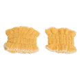 thumbnail image 4 of 4 pares de muñequeras de microfibra para lavado de cara, muñequeras absorbentes para lavar la muñeca, toalla para mujeres y niñas, color amarillo, 4 of 5
