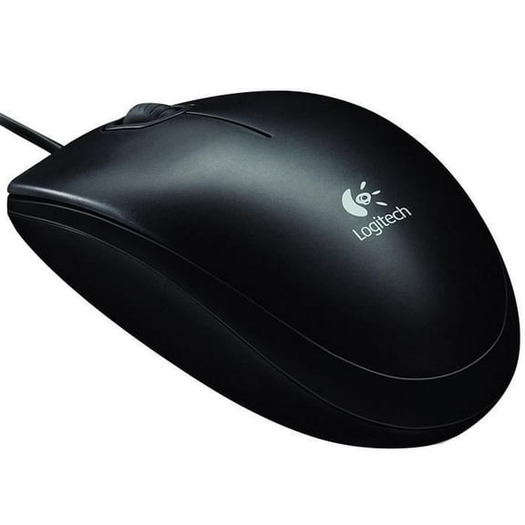 LOGITECH - B100 USB Optical Mouse, Black