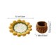 thumbnail image 3 of Handmade Yarn Crochet Rose Mat And Knitted Storage Small Flower Basket Insulation Pad Desktop Ornament Crochet Holiday Gift, 3 of 6