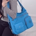 thumbnail image 4 of MesaSe Women Backpack Multifunctional Female Handbags Portable for Work (Light Blue), 4 of 10