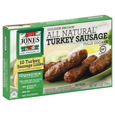 Jones Dairy Farm Breakfast Sausage Links Turkey - 10 CT5.0 ...