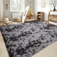 thumbnail image 3 of FairOnly 9'x12' Fluffy Area Rug Indoor Soft Fuzzy Shaggy Carpet Floor Rugs with Non-Slip Backing for Living Room Bedroom Home Decor, Dark Gray, 3 of 9