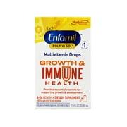 2 Pack - Enfamil Poly-Vi-Sol Liquid Multivitamin Drops, Supports Growth & Immune Health, 1.69 FL OZ Bottle