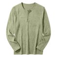 thumbnail image 5 of FAIWAD Men's Long Sleeve Shirts Casual Classic Button Up Pullover Lightweight Stretch Basic Tops, 5 of 7