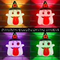 thumbnail image 4 of Cubiertas de Luz de Porche Twinkle Star Paquete de 2 Halloween Decoración de Lámpara de Pared Fantasmas EVA, 4 of 7