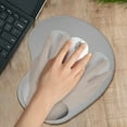 thumbnail image 5 of HCBY Mouse Pad with Wrist Support, Ergonomic Gel Wrist Rest Mouse Mat, Non-Slip Neoprene Base Pad, Smooth Tracking EVA Surface Mat for Office Gaming Laptop Use, 5 of 5