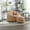 Tan, variant on Lazy Bean Bag Chair with Footstool, Floor Sofa Bean Bag Chair, High Pressure Foam Single Sofa with Ottoman, Easy to Move Chair for Living Room, Dorm, Apartment