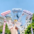 thumbnail image 5 of Transparent Removal Lanyard Mobile Phone Pouch Air Cushion Edge Cute Cartoon Print Mobile Phone Water Proof Bag for Swimming, 5 of 8