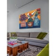 thumbnail image 4 of Marmont Hill "Orange and Blue Vases" Painting Print on Canvas, 4 of 7