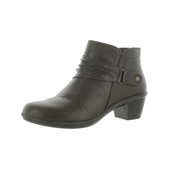 Easy Street Damita Women's Ankle Boots Color: Brown Size: 7.5