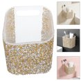thumbnail image 1 of BESTYASH Organizador De Cepillos De Dorado Montado En Pared Con Adhesivo Impermeable Para, 1 of 6