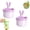 Purple, variant on 2PCS Cactus Kitchen Sink Drain Strainer,Push Button Kitchen Automatic Dumping Sink Filter, Multi-Functional Self-Cleaning Draining Basket Waste Collector