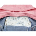 thumbnail image 6 of KIDSCOOL SPACE Little Girl Pink Detachable Hood Flower Embroidered Jean Jacket Female 6T, 6 of 7