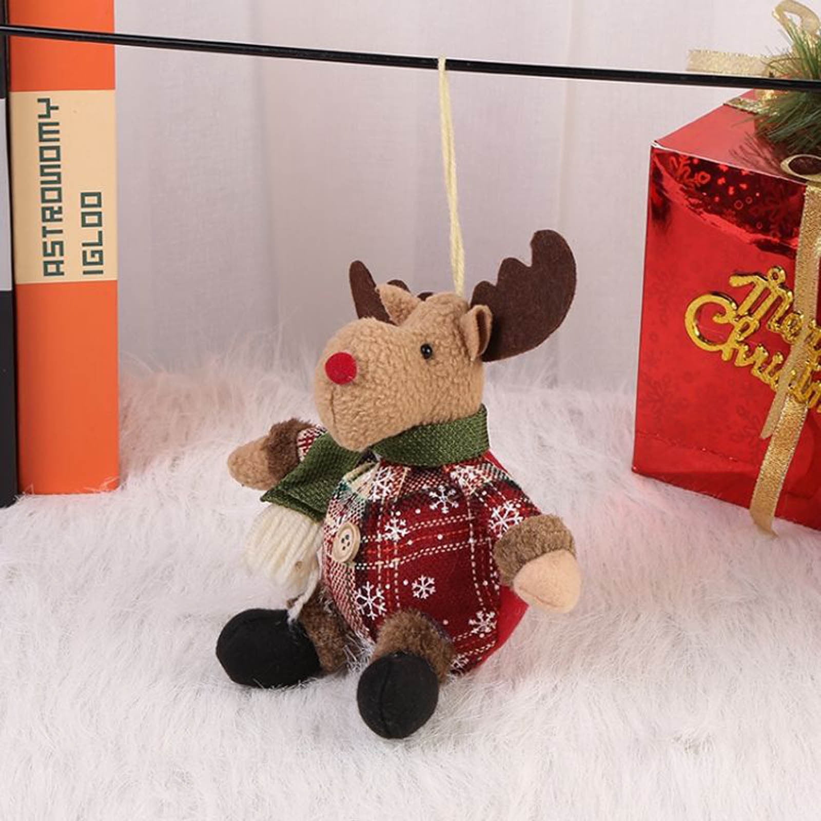 sunvit Christmas Decorations 2022- Santa Claus Snow Man Elk Doll ...