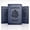 Navy Blue, variant on Premium Leather Passport Holder and Vaccine Card Protector | Travel Document Organizer | Navy Blue Pack 3