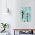 thumbnail image 4 of Acheng green background Dandelion Canvas Wall Art for Living Room Canvas Print Wall Artworks Bedroom Decoration, Framed office kitchen bathroom Wall decor Home Decorations 16x20 in, 4 of 5