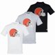 thumbnail image 1 of NFL Paquete de 3 Playeras Cleveland Browns para Hombre, Talla Grande, 1 of 4