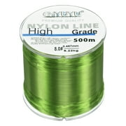 Uxcell 547Yard 20Lb Fluorocarbon Coated Monofilament Nylon Fishing Line Light Green