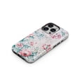 thumbnail image 3 of DesignSkinz Scratch-Resistant Hard Slim Case Compatible with iPhone 14 Plus (Compatible with MagSafe) - Coral & Blue Grunge Watercolor Floral, 3 of 9