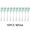 10PCS White, variant on 10pcs Replacement Brush Heads for Xiaomi SOOCAS X3 X5 V1 X3U Soft Bristle Electric Toothbrush Dupont Bristle Sealed Packed