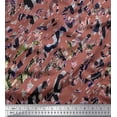 thumbnail image 1 of Soimoi Rayon Crepe Fabric Animal Skin Texture Decor Fabric Printed Yard 46 Inch Wide, 1 of 3