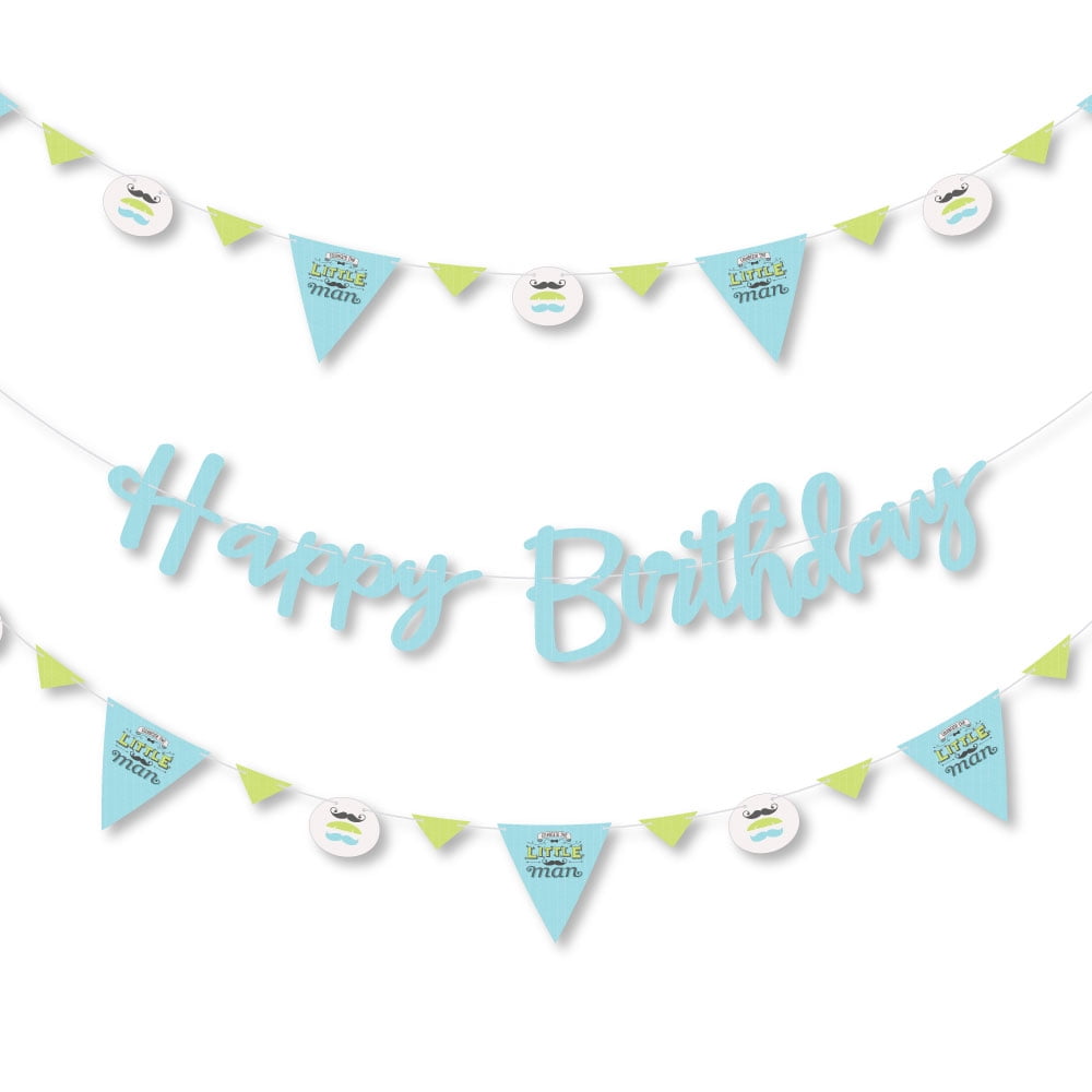 Big Dot of Happiness Dashing Little Man Mustache Party 36 Banner Cutouts and Happy Birthday Banner Letters Birthday Party Letter Banner Decoration Big Dot of Happiness Dashing Little Man Mustache Party 36 Banner Cutouts and Happy Birthday Banner Letters Birthday Party Letter Banner Decoration