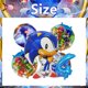 thumbnail image 3 of Juego Son-iced Lightning Hedgehog DIY Escena Diseño Decoración de fiesta Suministros Figura de anime Animal Vajilla Adorno de pastel de papel Recuerdo de niño, 3 of 5