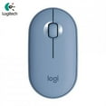 thumbnail image 3 of Logitech Pebble M350 Souris Sans Fil Compatible Bluetooth 5.2+2.4G Double Mode Silencieuse Récepteur Usb Noir, 3 of 4