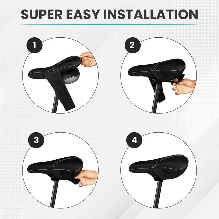 X WING Gel Padded Adult Bike Saddle Cover for Peloton City Road Mountain Men Women Comfort Walmart