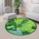 thumbnail image 4 of Alfombras de baño, alfombras para sala de estar, alfombra de área, alfombra de baño redonda de musgo verde, alfombra de imitación, alfombra para dormitorio y sala de estar, alfombra antideslizante par, 4 of 7