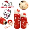 thumbnail image 2 of Botella de agua de Hello Kitty para niños y niñas, termo de acero inoxidable para estudiantes, regalo escolar, 2 of 4