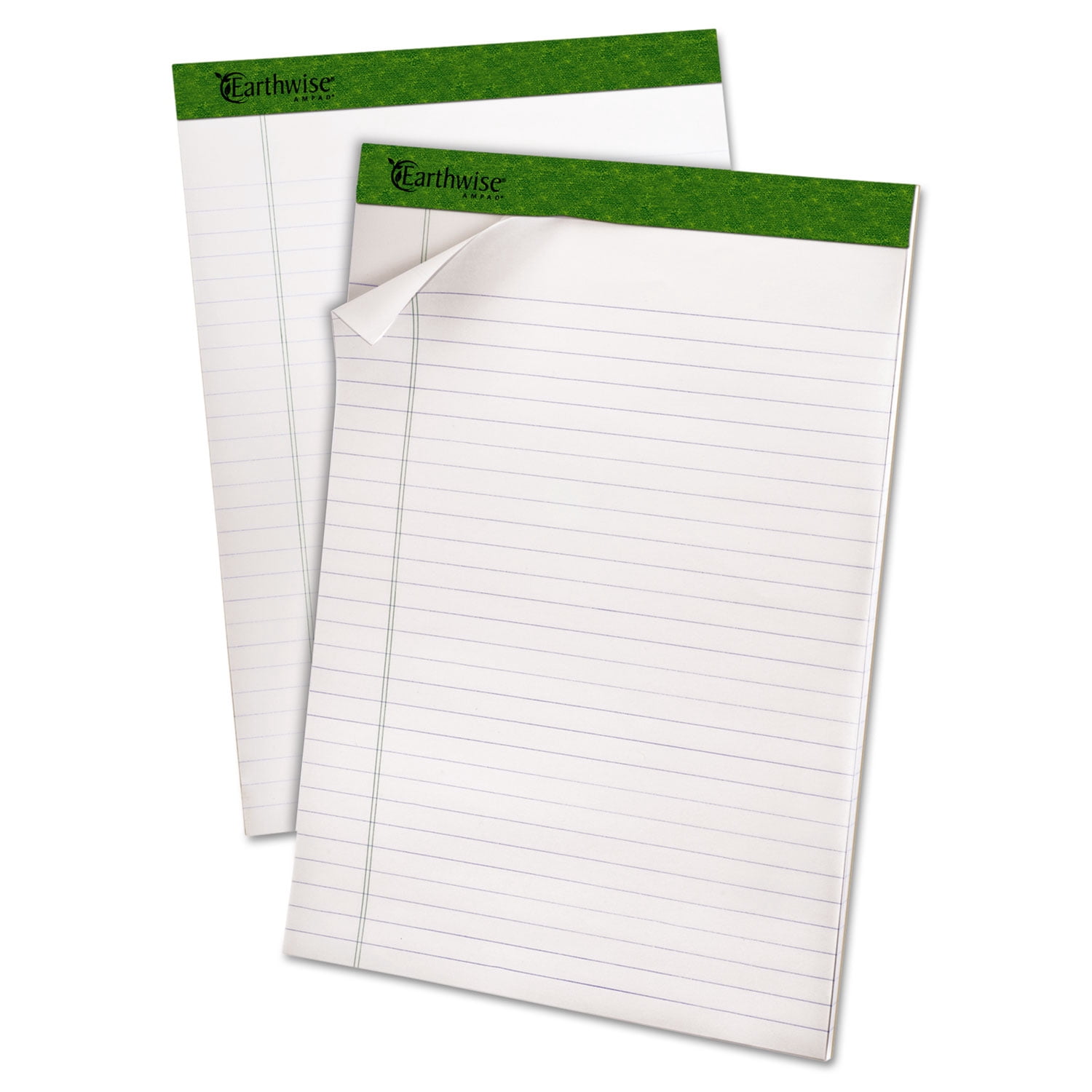 Earthwise by Ampad Recycled Writing Pad, 8 1/2 x 11 3/4, 40 Sheets/Pad, 4/Pack -TOP40102