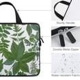 thumbnail image 3 of JRXY Green Leaves Flowers Laptop Carrying Bag Diving Fabric Soft Travel Case (Idea) 12inch, 3 of 5