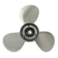 thumbnail image 2 of Boat Propeller 9.9X12 for TOHATSU Outboard 3 Blades Stainless Steel 10 Tooth 9 7/8X12, 2 of 4