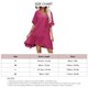 thumbnail image 1 of Encubrimiento de ropa de playa de manga corta,Vestido con cuello en V para mujer Traje de baño para mujer Encubrimiento de playa Vestido con cubierta de bikini con cuello en V Innovación moderna, 1 of 2