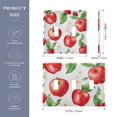 thumbnail image 2 of Yayeee Toggle Light Switch Wall Plate 2-Gang 4.56"x4.48" Decorative Outlet Cover, White Apple Pattern, 2 of 7