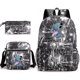 thumbnail image 1 of Lilo Stitch Backpack Three-piece Set School Bag A, 1 of 1