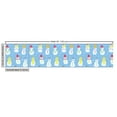 thumbnail image 2 of Snowman Upholstery Fabric by the Yard, Snow Made Silhouettes with Colorful Winter Accessories Funny Design, Decorative Fabric for DIY and Home Accents, 1 Yard, Pale Blue and Multicolor by Ambesonne, 2 of 4