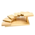 thumbnail image 3 of Bandeja para servir sushi, de madera, resistente, japonesa cuadrado, 3 of 9