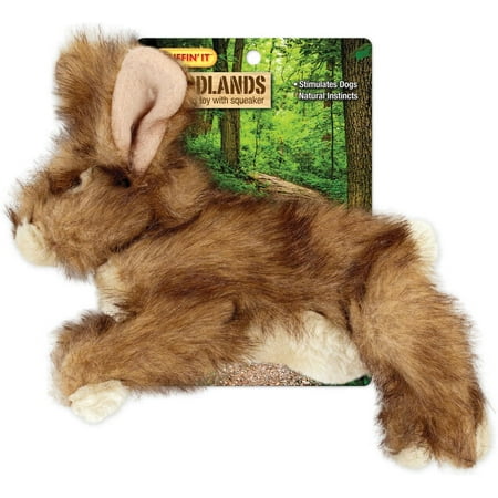 Woodlands Large Plush Rabbit Dog Toy