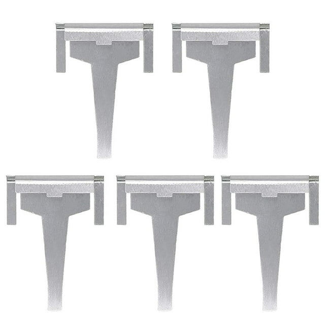Lefu 5 Pcs DA61-06796A Pince de Drain d'Évaporateur Refoem compatible avec Réfrigérateurs. l'Ensemble Comprend Cinq Pinces de Drain d'Évaporateur en Plastique Durables Conçues pour une Longue Durée de Vie. Ces Pinces Sont Faciles à Installer et Fiables à Utiliser, Convenant à des Modèles comme 690942 et 281635. Présentées dans une Couleur Neutre, les Pinces Sont Disposées en Grille sur un Fond Blanc.
