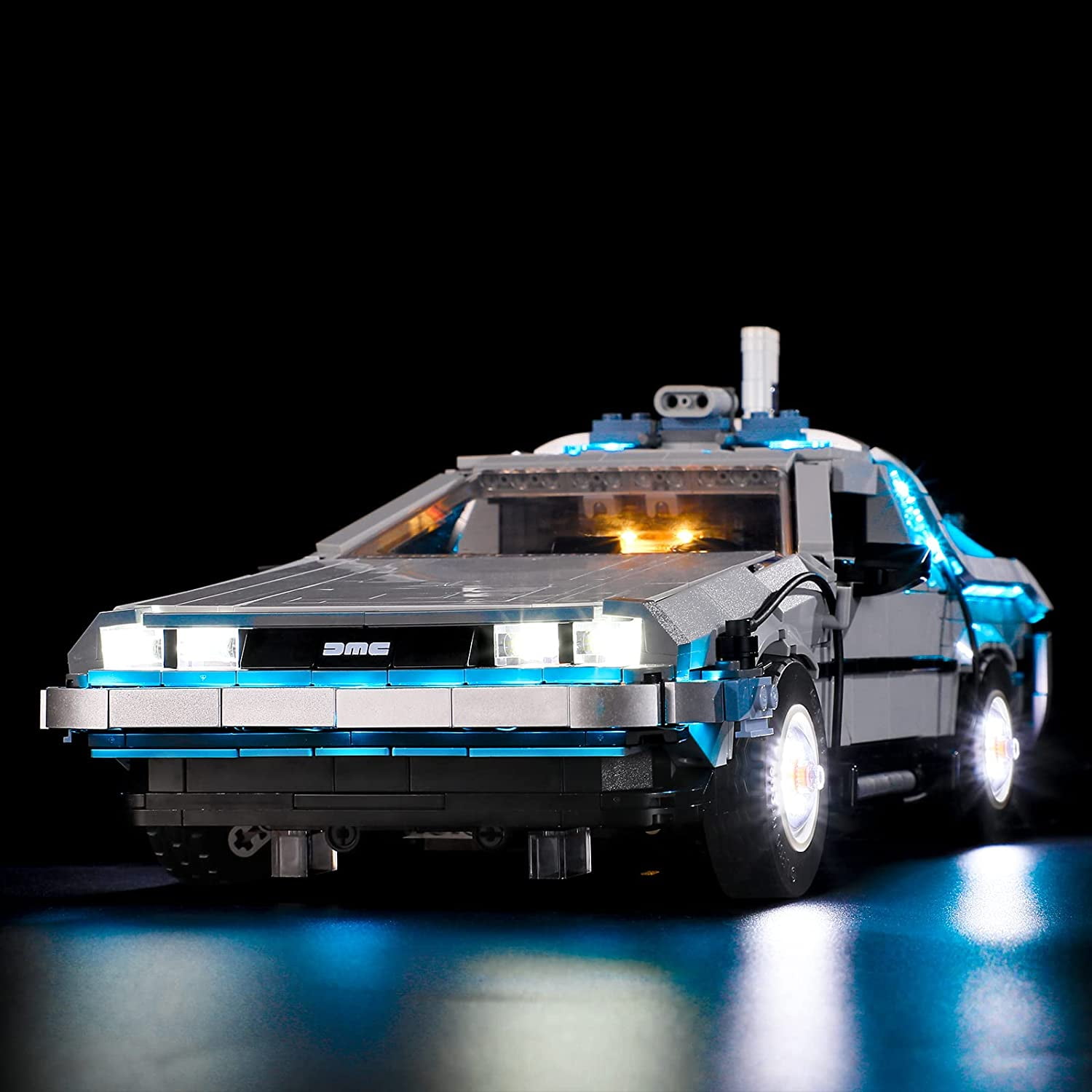 BRIKSMAX Kit di illuminazione a led per LEGO Creator ritorno al futuro - La machine à remonter le temps de - Compatible with Lego 10300 Modello di blocchi predefiniti- Non includere il set Lego